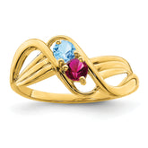 14k Family Jewelry Ring - 7 / Genuine